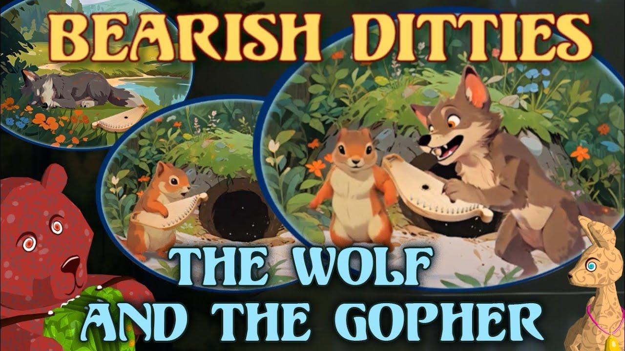 Bearish ditties. About the gopher and the wolf. #jokes #cartoon #animation 
