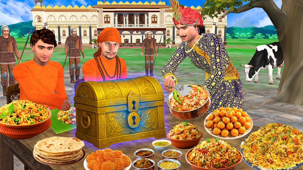 राजा और दो जादूगर आश्चर्य बॉक्स चैलेंज | Mystery Box Challenge Hindi Kahaniya