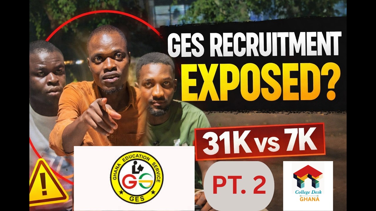 GES Recruitment Crisis: 31,000 Trained Teachers, Only 7,000 Jobs? PT. 2