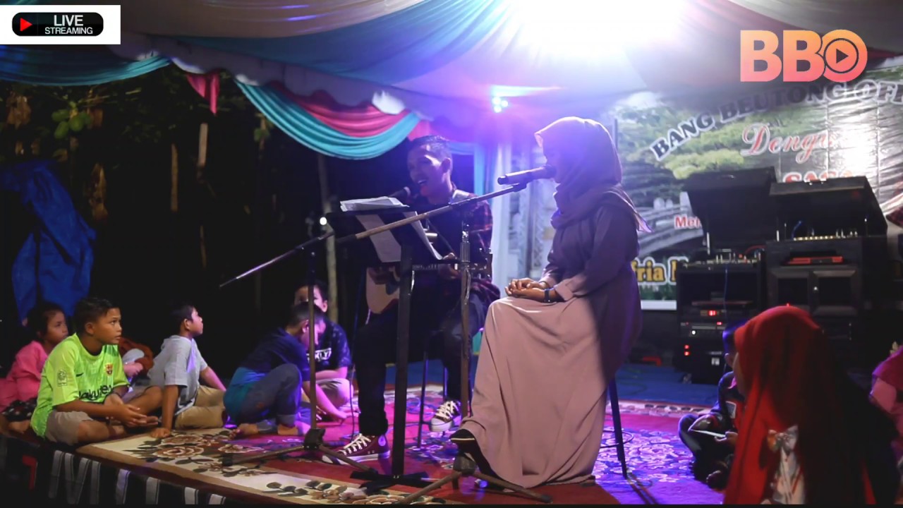 Heboh !!! Dek Sasa grogi jumpa sama Bang Beutong Live stremiang Aceh Selatan