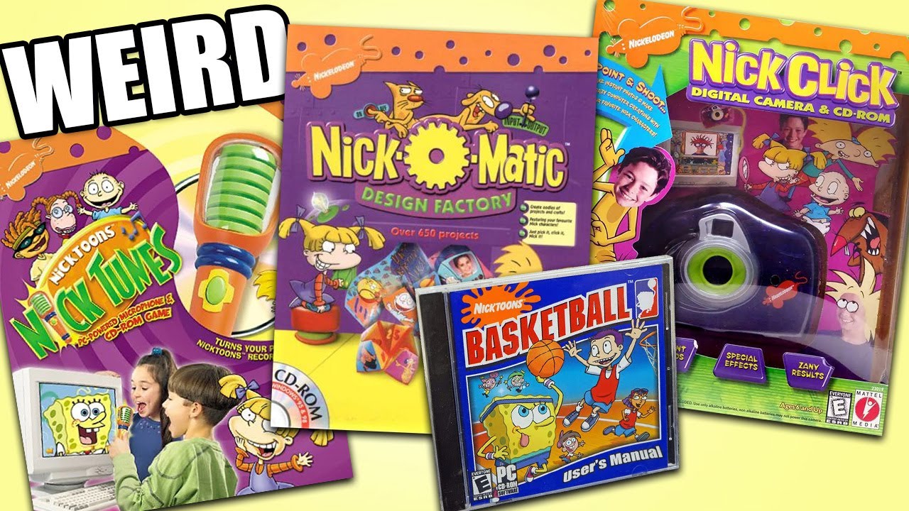 САМЫЕ СТРАННЫЕ видеоигры Nickelodeon