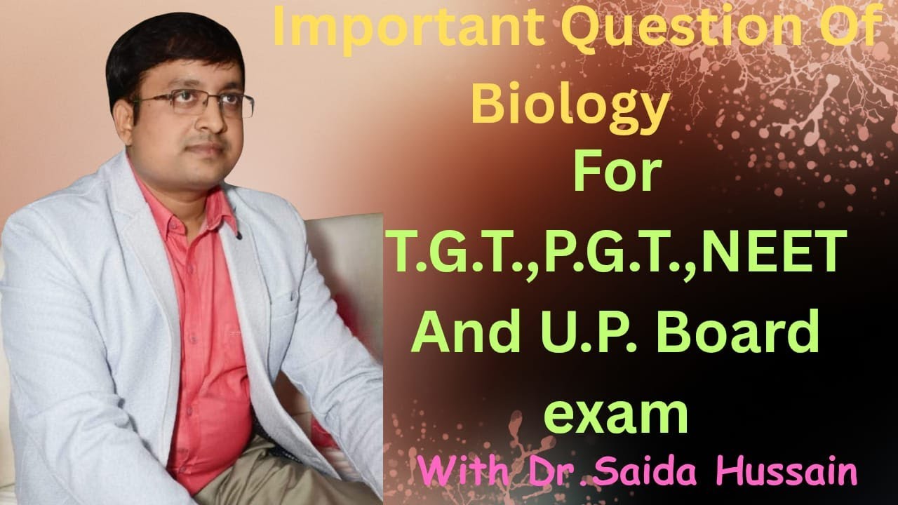 #BIOLOGY IMPORTANT QUESTION||PART-1||BY DR.SAIDA HUSSAIN #biology #biologyquestion #viralvideo
