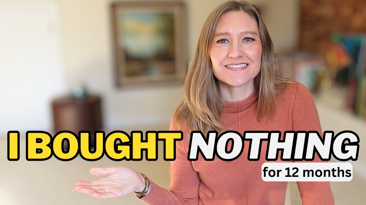 2026 Is Your No Buy Year! How I BOUGHT NOTHING For One Year