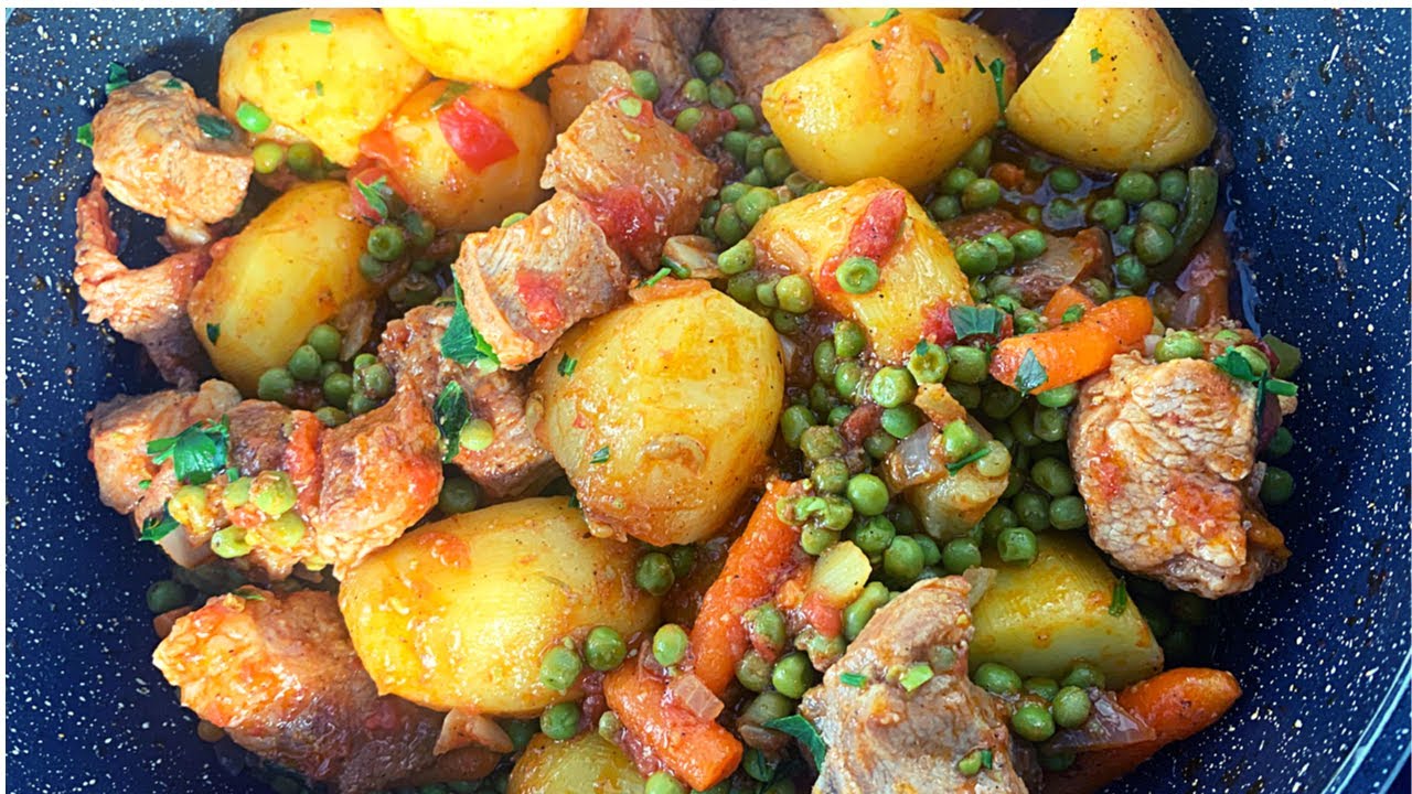 J'aime cette recette de PETITS POIS AUX POMMES DE TERRE et à la viande