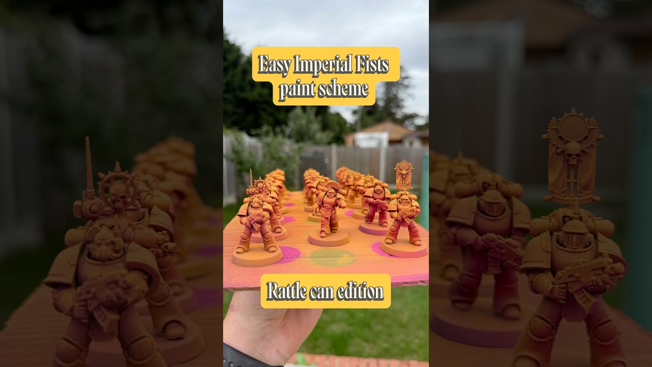 The easiest way to paint Imperial Fists 🟡