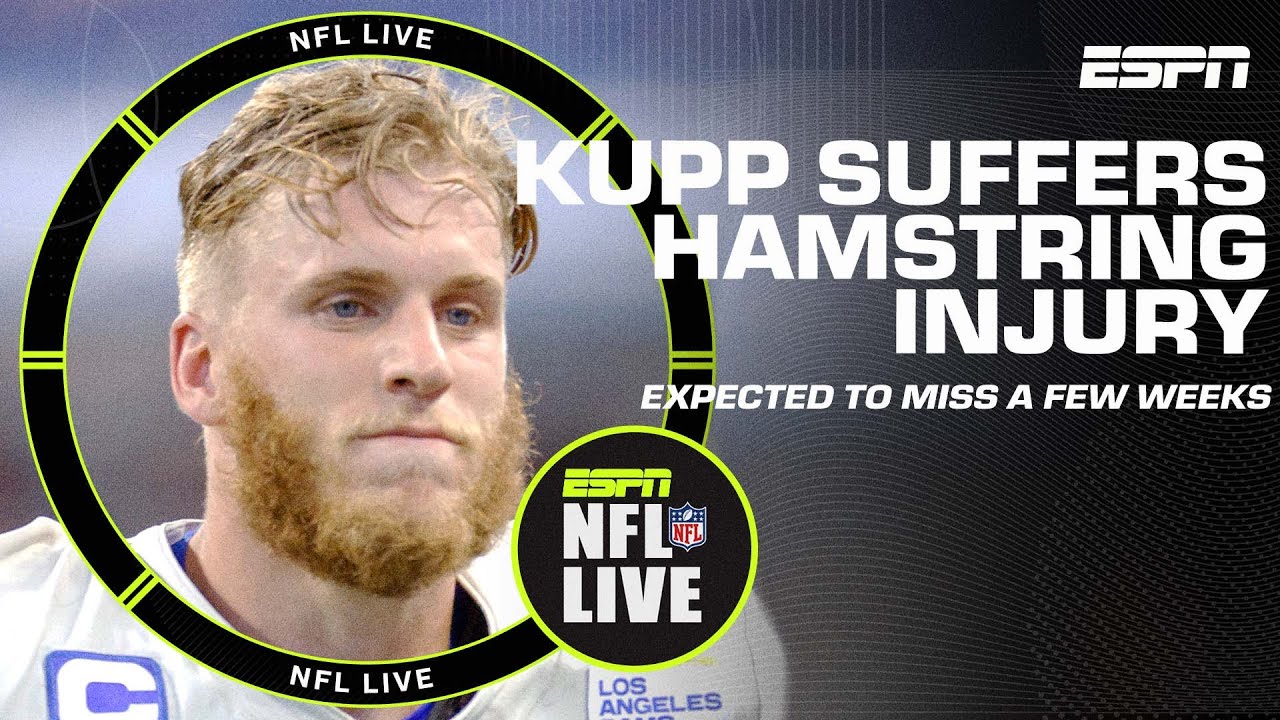 Cooper Kupp expected to miss 'a few weeks' with hamstring injury | NFL Live