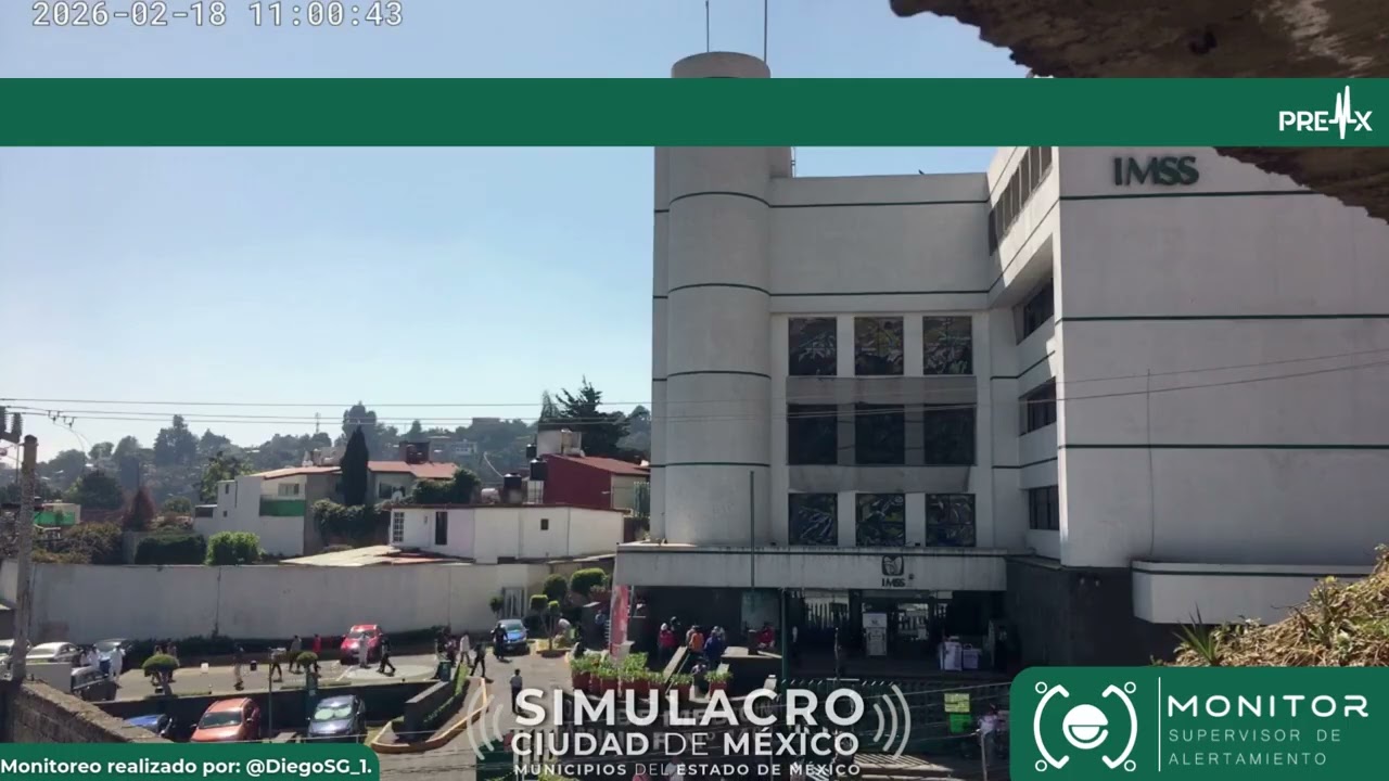 #SimulacroRegional2026 📢 | #AlertaSísmica en #Altavoces de #C5CDMX por #Simulacro en #CDMX y #EDOMÉX