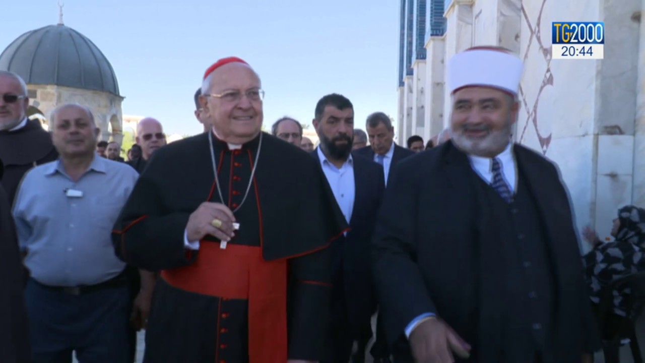 Gerusalemme, i francescani nella moschea di al-Aqsa
