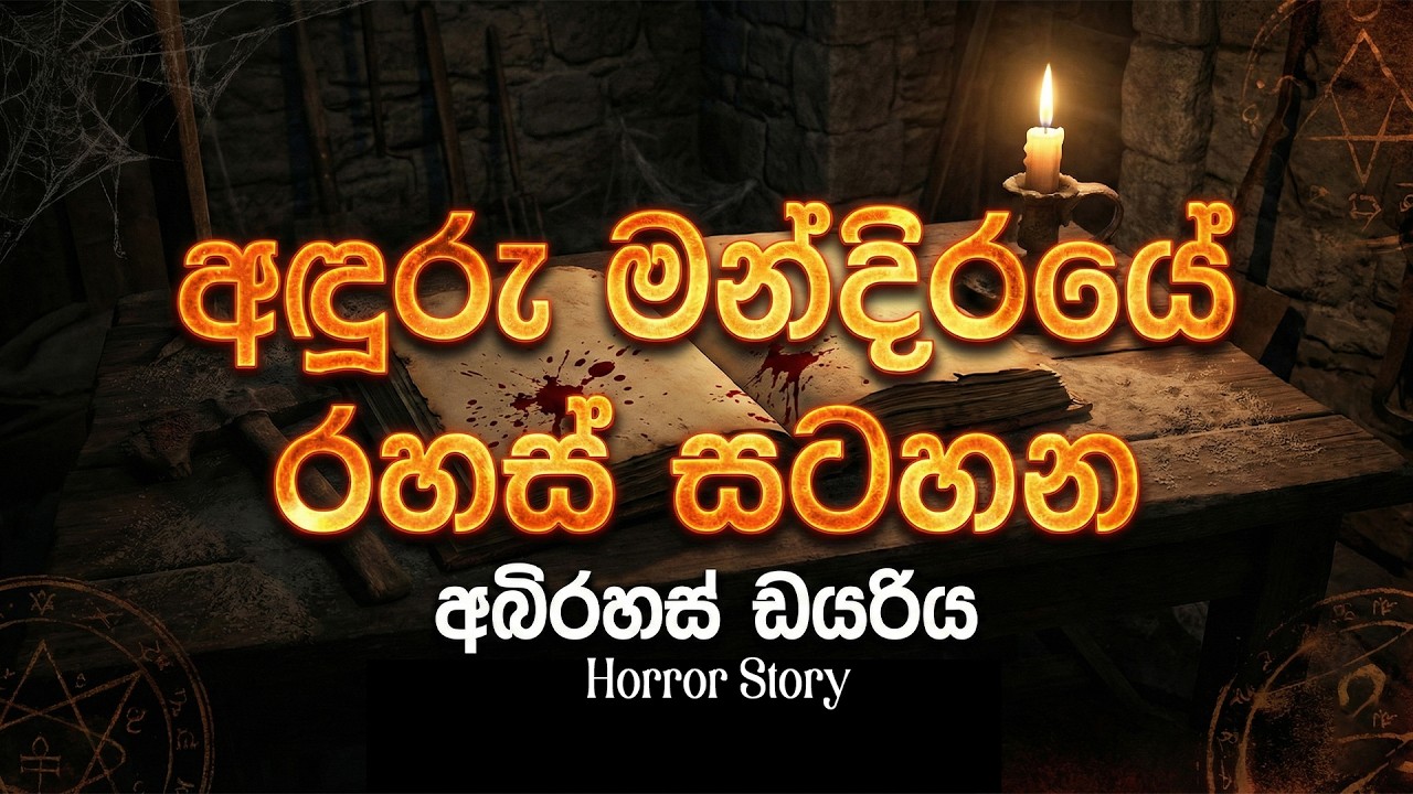අඳුරු මන්දිරයේ රහස් සටහන - අහන්න බය හිතෙන අලුත්ම හොල්මන් කතාව | Sinhala Horror Story 2026