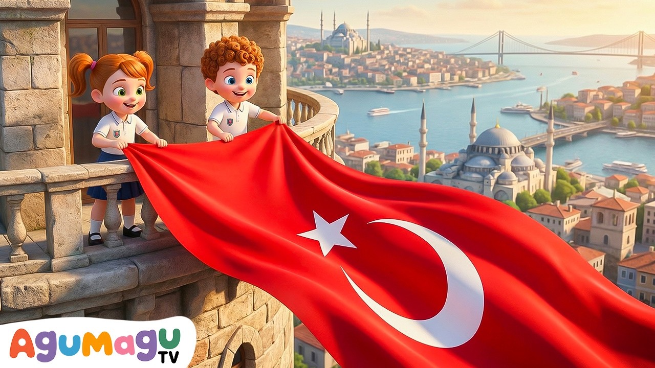 Bayrak Şarkısı | Eğlenceli Çocuk Şarkıları | AguMagu TV