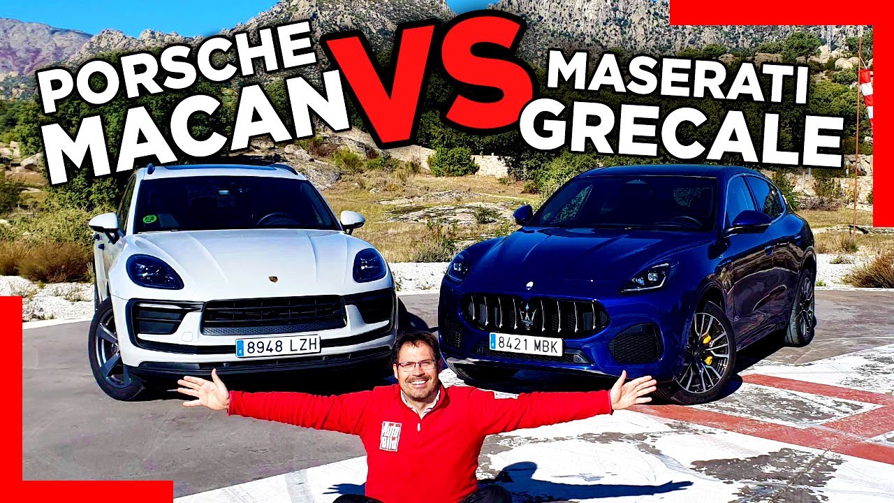 MASERATI GRECALE vs PORSCHE MACAN | COMPARATIVA | ¿QUÉ SUV PREMIUM es más DEPORTIVO?