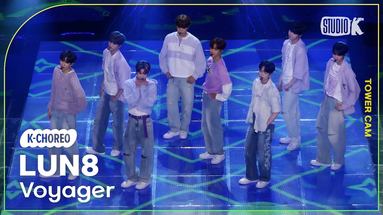 [K-Choreo Tower Cam 4K]  루네이트 'Voyager' (LUN8 Choreography) l @MusicBank KBS 230721