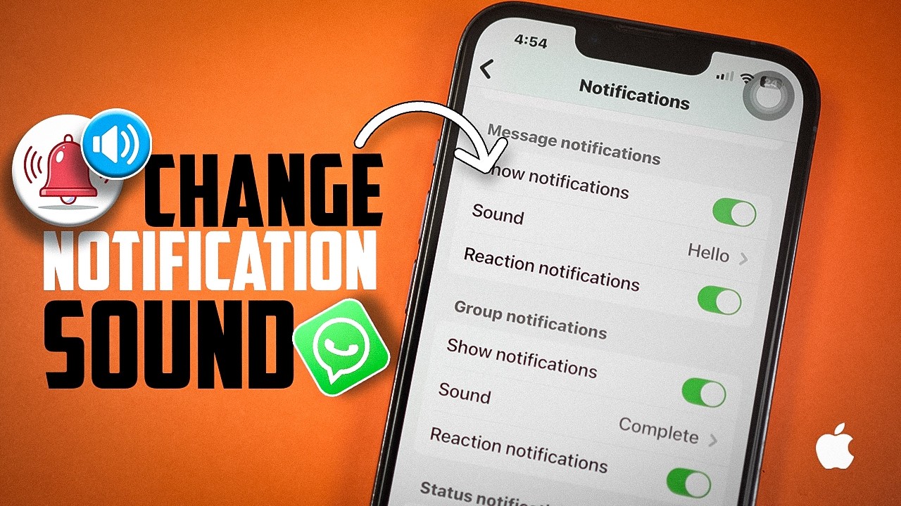 Как изменить звук уведомлений WhatsApp на iPhone | Настройки звука WhatsApp для iOS