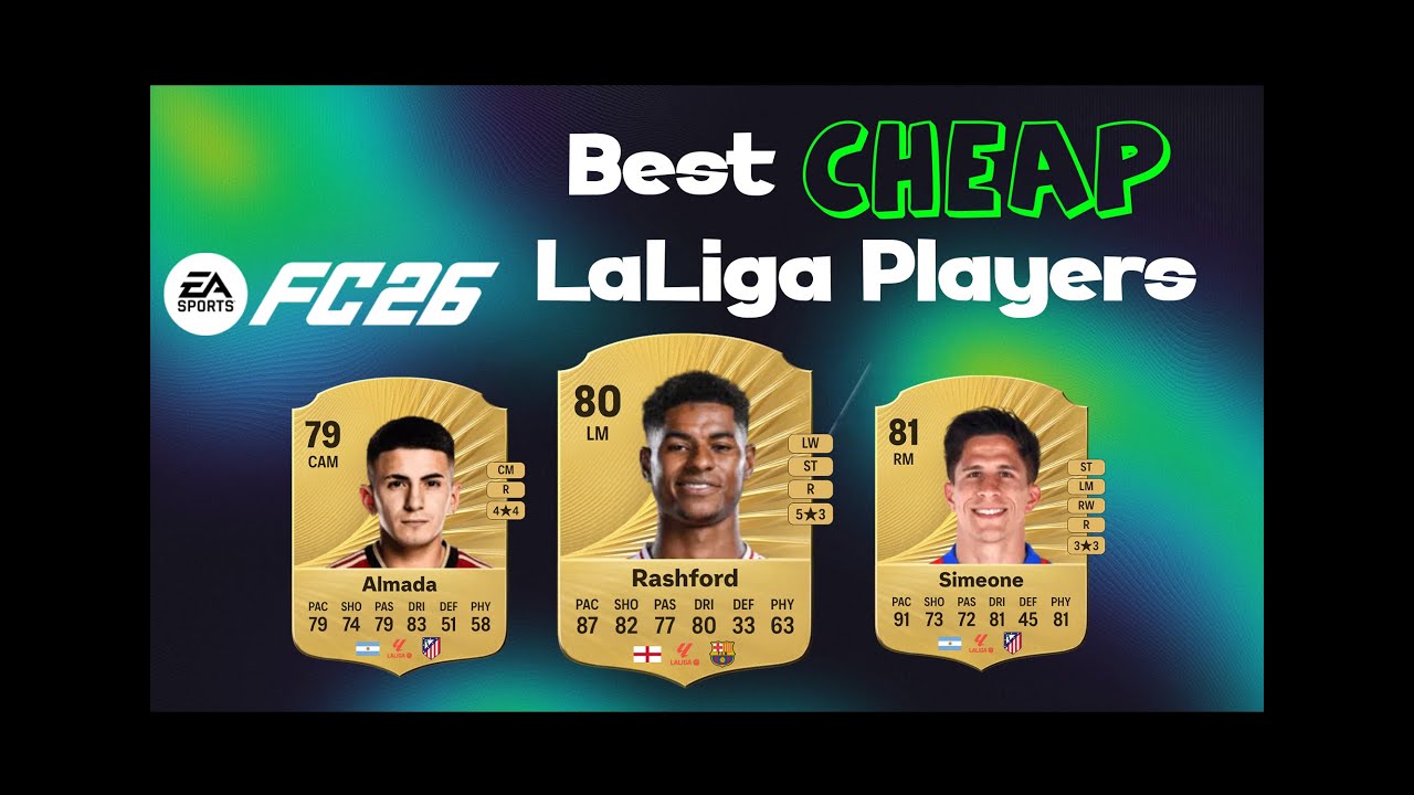 Best Cheap Starter LaLiga Cards in EAFC 26