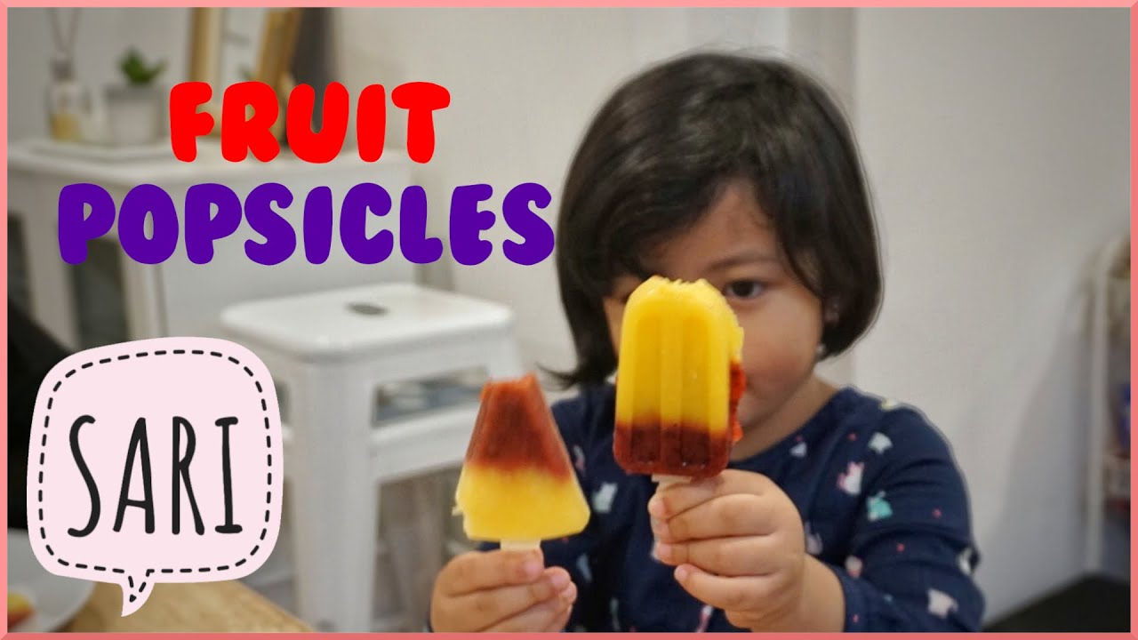 Sari and Mom Make Colourful and Delicious Fruit Popsicles! 🙂 | Educational Videos for Kids! 🙂