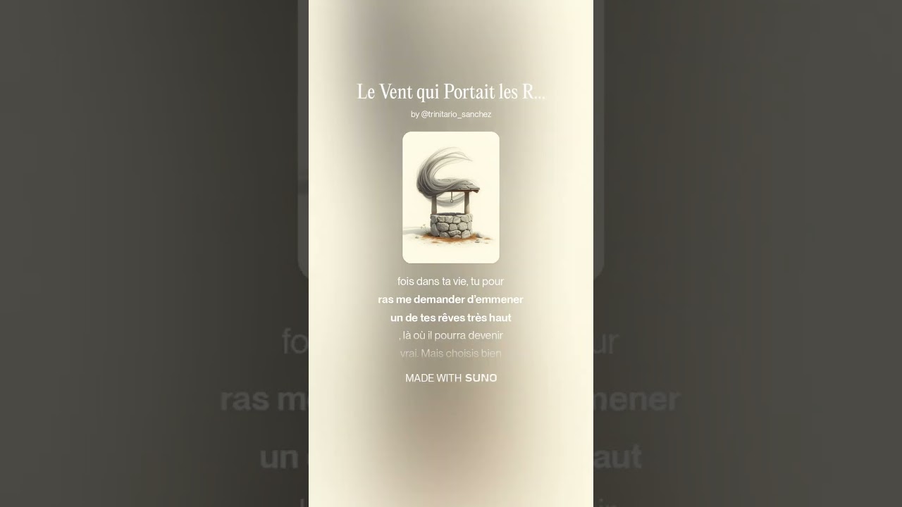 Le Vent qui Portait les Rêves (histoire)
