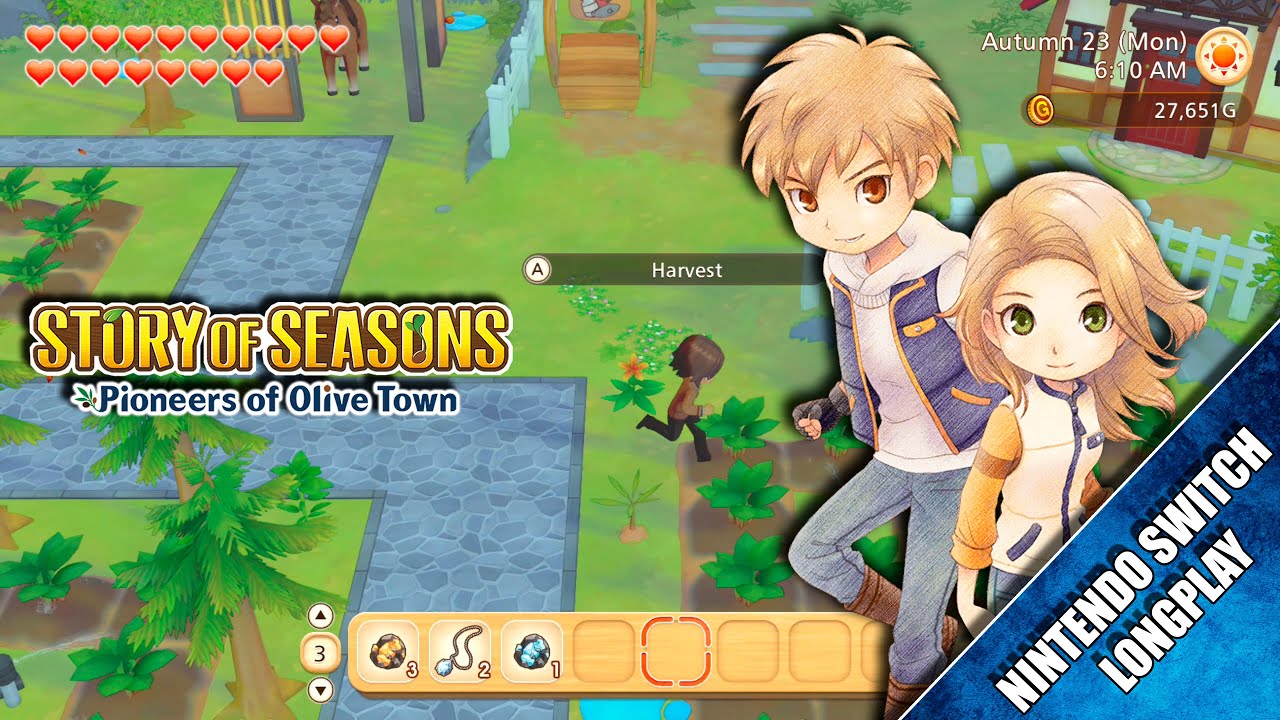 Story of Seasons: Pioneers of Olive Town (Nintendo Switch) 【Longplay】