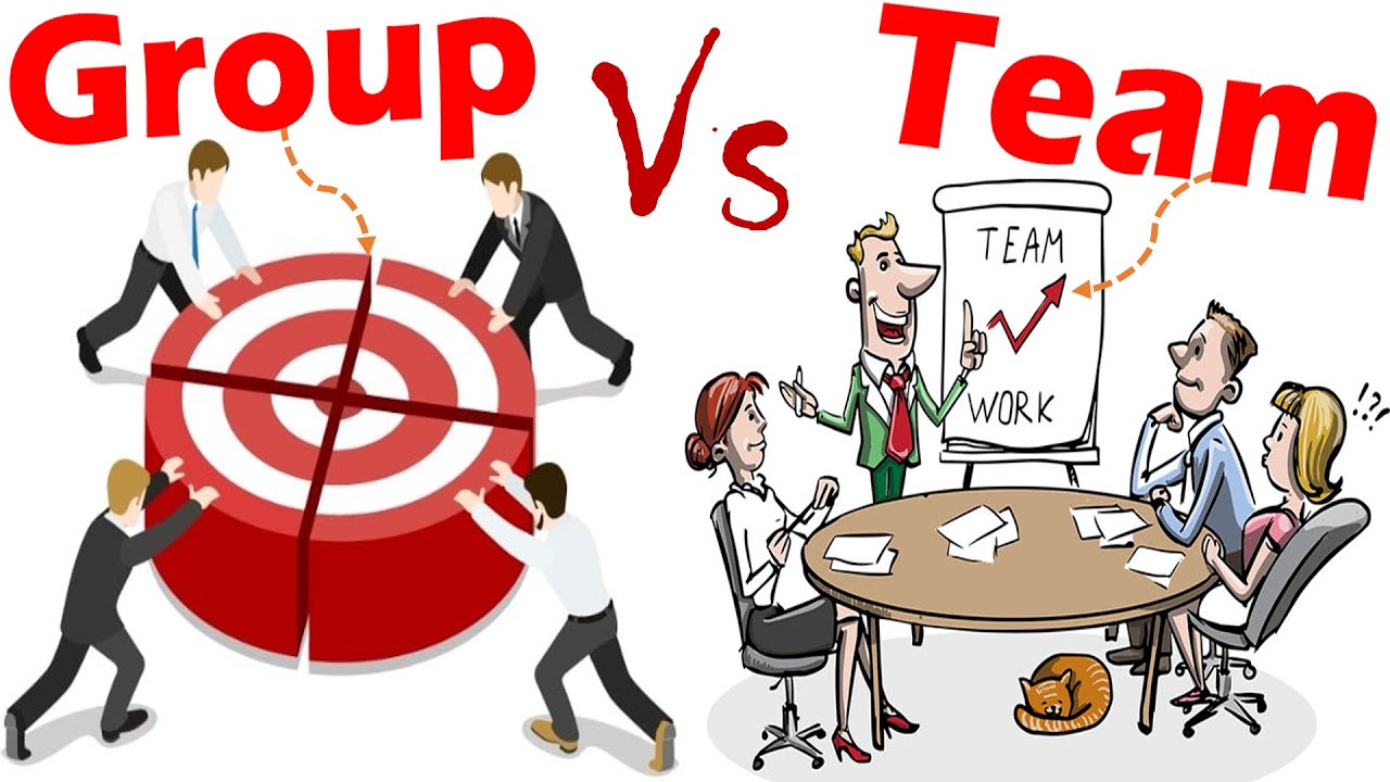 Differences between Group and Team.