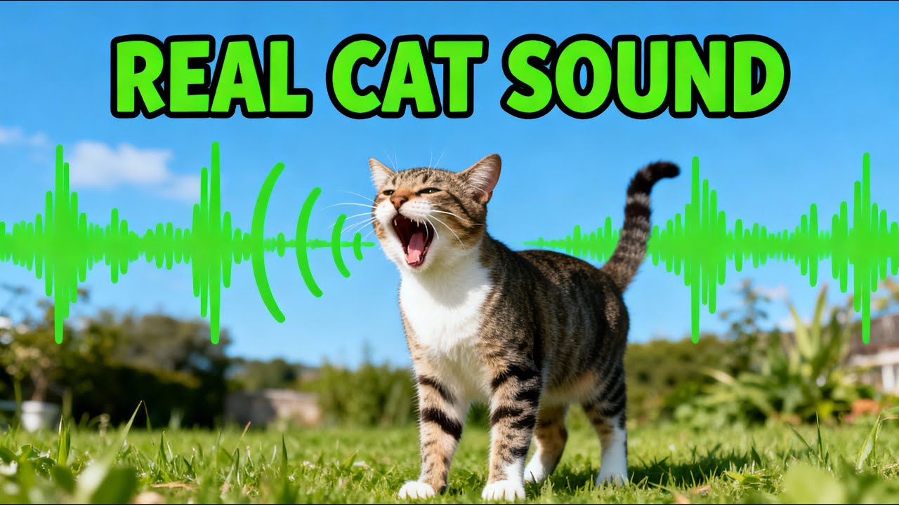 Cat Sounds for Children | Real Meow Videos for Early Learning