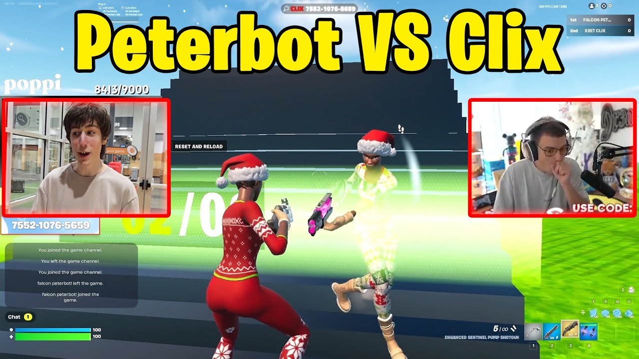 Peterbot VS Clix 1v1 Buildfights!