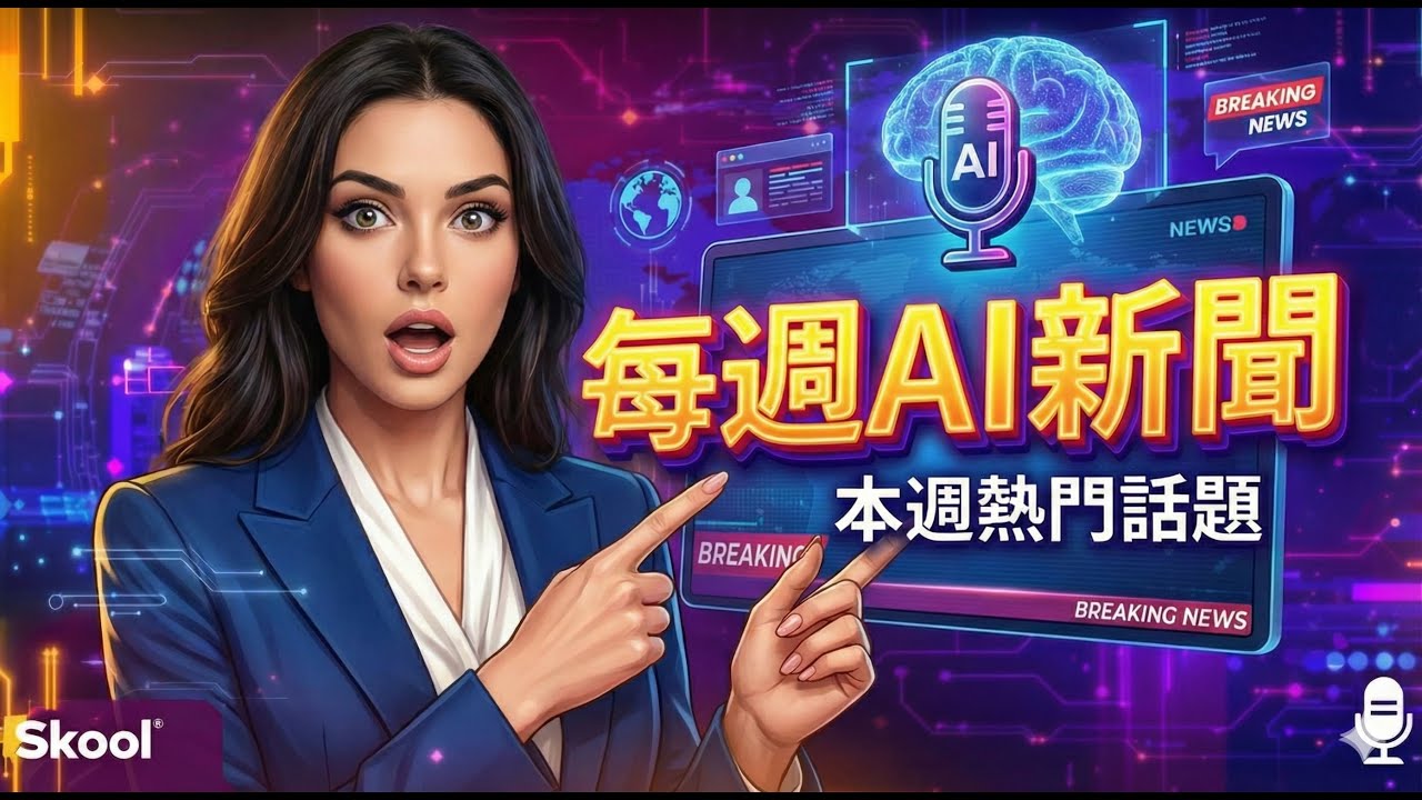 🚀 AI News Break！本週重磅更新：Gemini 3 Pro 霸榜、ChatGPT 群聊功能上線、NotebookLM 生成簡報太神了！feat. Claude Opus 4.5