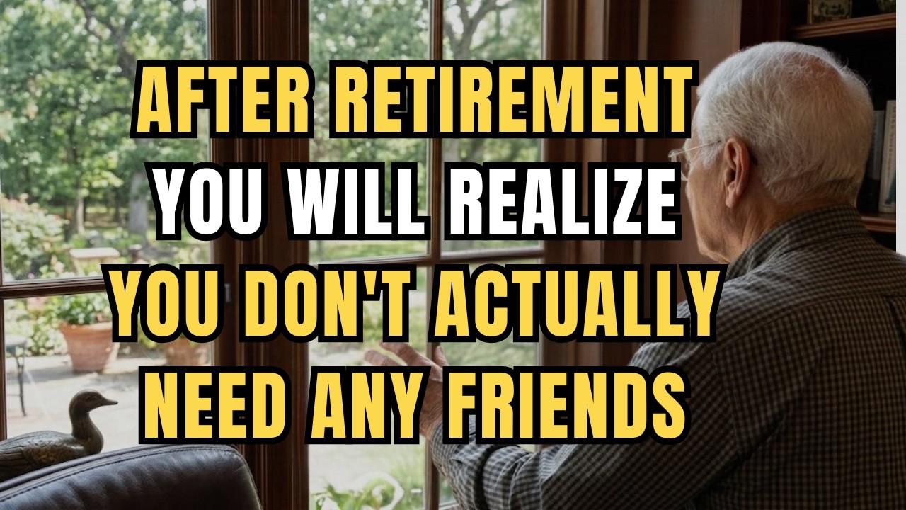 After Retirement, You Actually Don&rsquo;t Need Any Friends AT ALL!