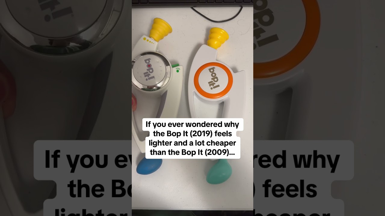 If You Ever Wondered Why Bop It (2019) Feels Lighter And Cheaper Than Bop It (2009)&hellip;
