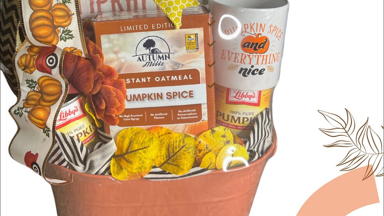 Fall/ Pumpkin Lover Gift Basket: Thanksgiving Gift Ideas 2022