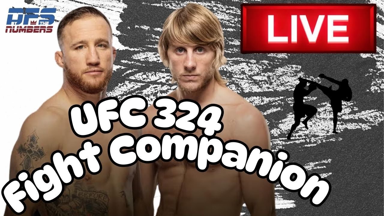 UFC 324 Paddy Pimblett vs Justin Gaethje Full Fight Companion & Play by Play