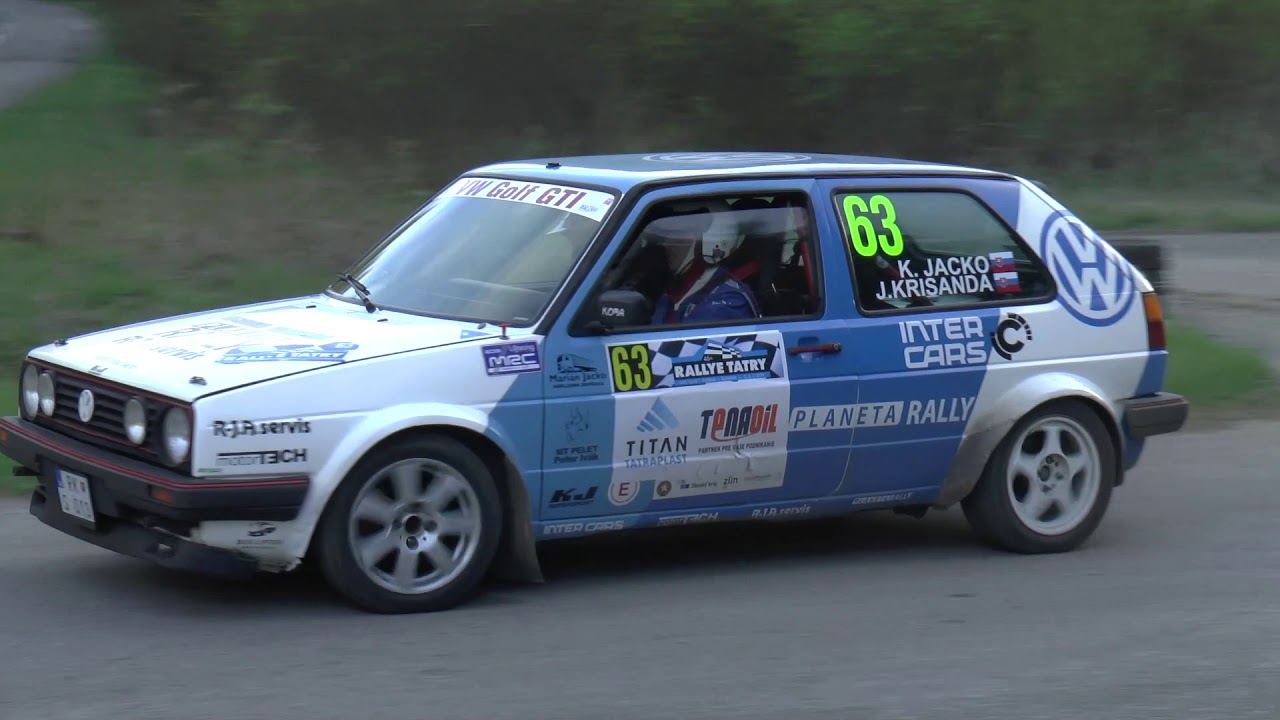 Rallye Tatry  2019 - Jacko / Krisanda - VW Golf II Gti | MaxxSport |