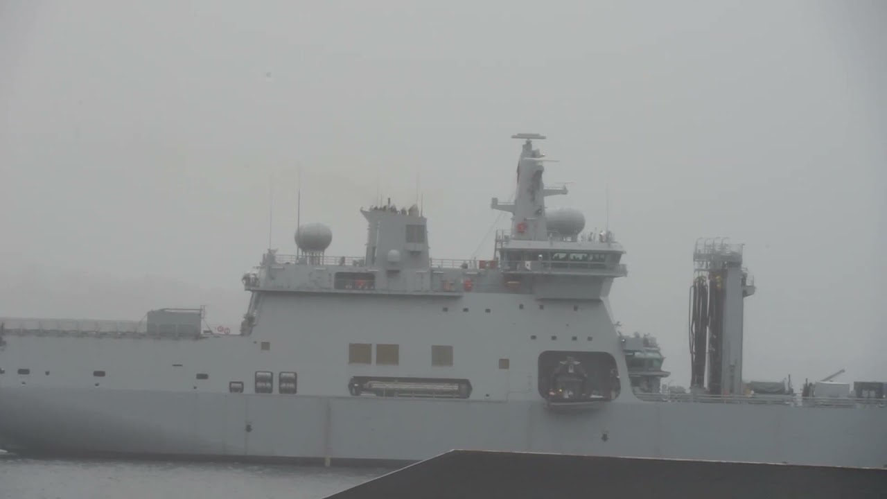 HNOMS (KNM) MAUD. NORWAYS LARGEST NAVAL VESSEL
