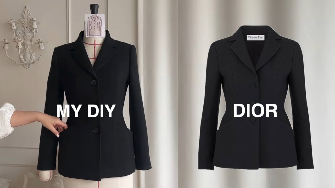 DIOR Bar-Jacket hommage making /테일러드 재킷 만드는 과정/jacket making tutorial