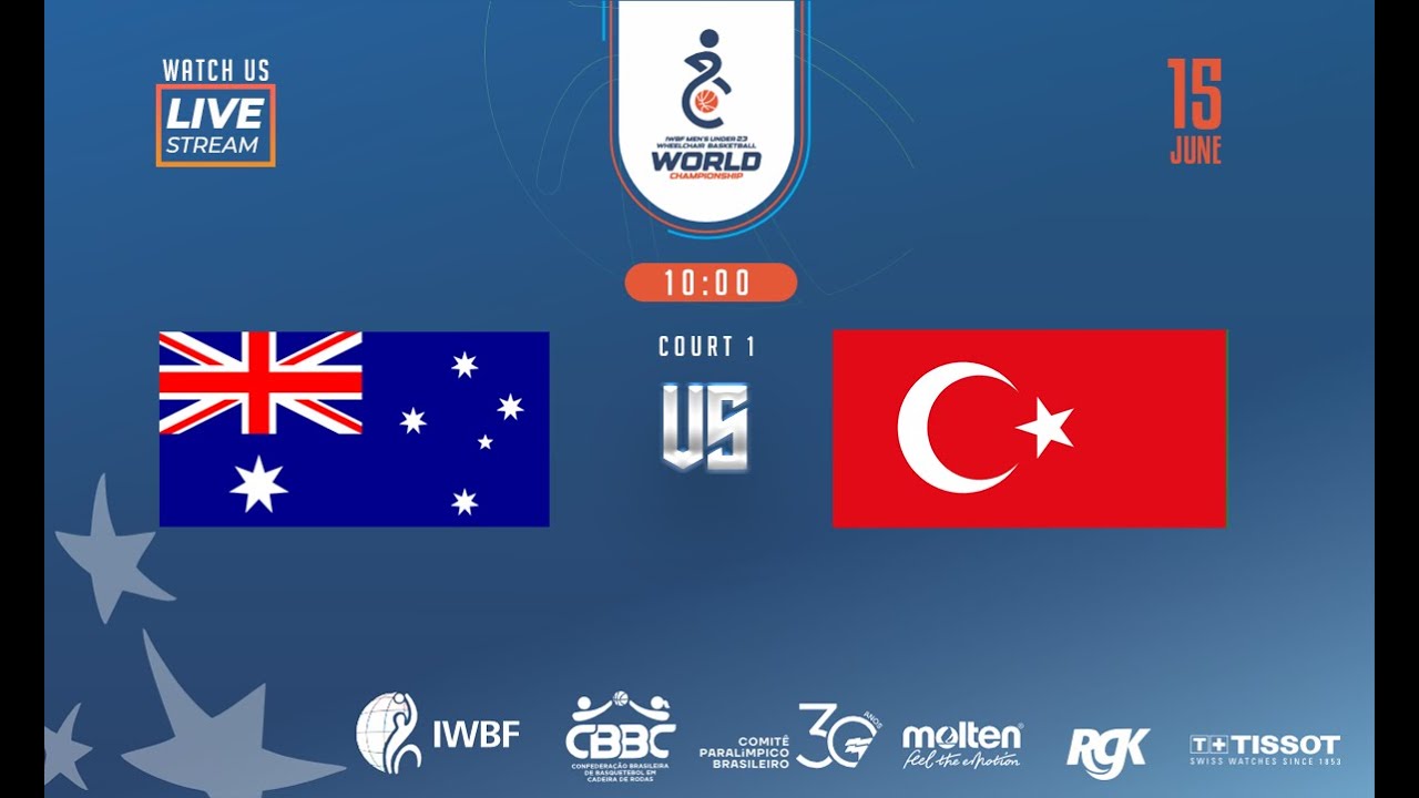 Australia vs Turkiye | Game 16 | 2025 IWBF U23 World Championship