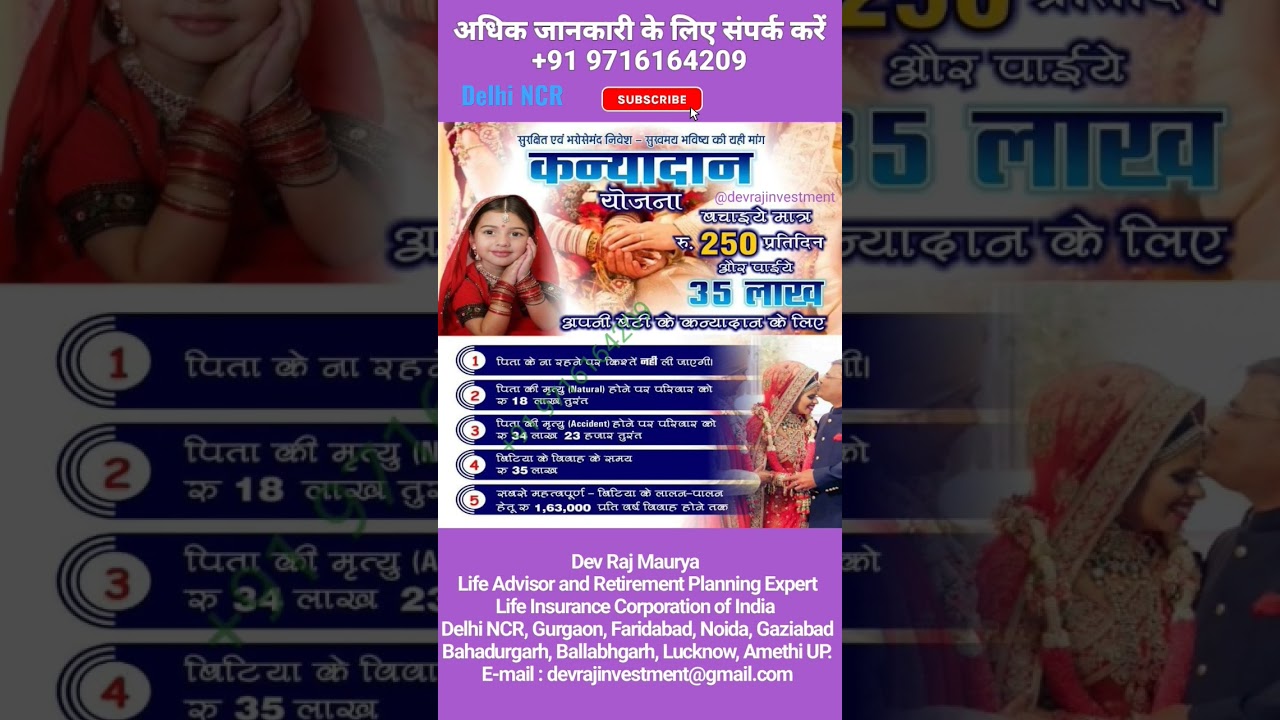 Lic Best Plan 2023 | Lic Insurance Policy Details | Lic Kanyadan Policy Details | 