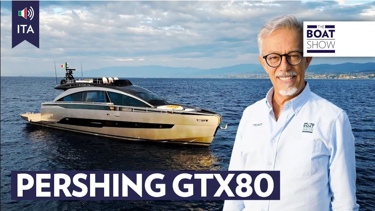 [ITA] PERSHING GTX 80 - Performance Yacht Tour e Prova - The Boat Show