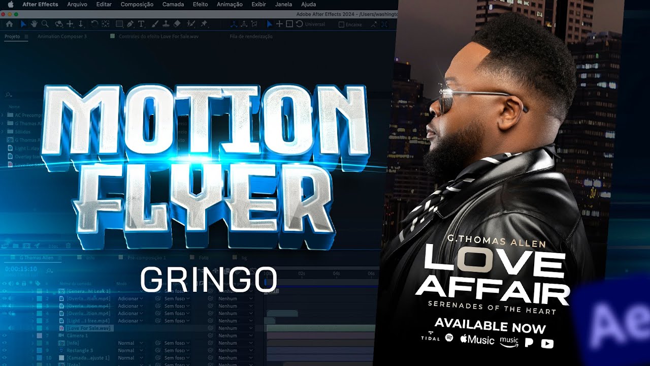 Criando um MOTION FLYER GRINGO DO ZERO [Tutorial After Effects 2024]