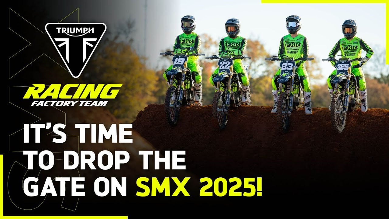 Triumph Factory Racing Drop The Gate On SuperMotocross 2025!
