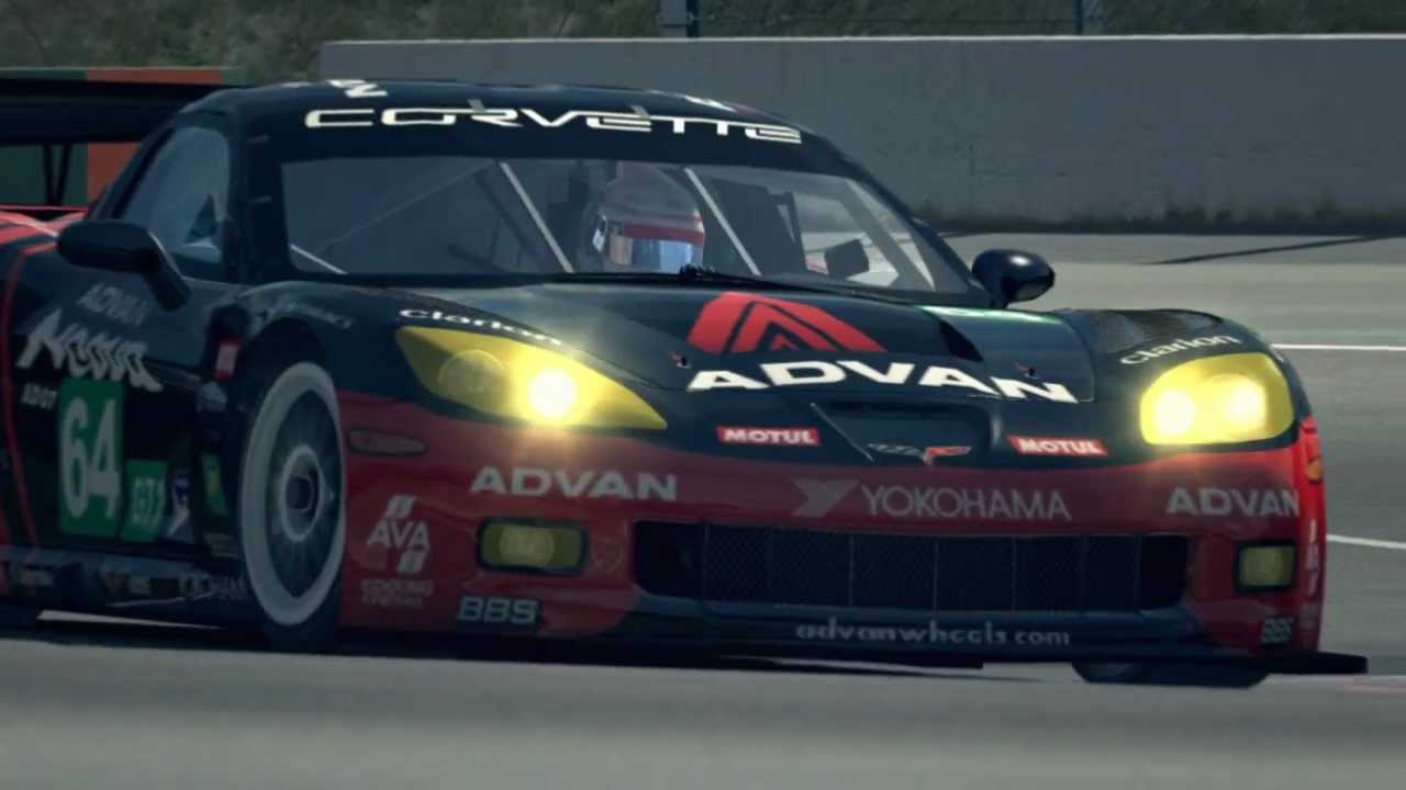 Corvette C6R vs Spa Francorchamps