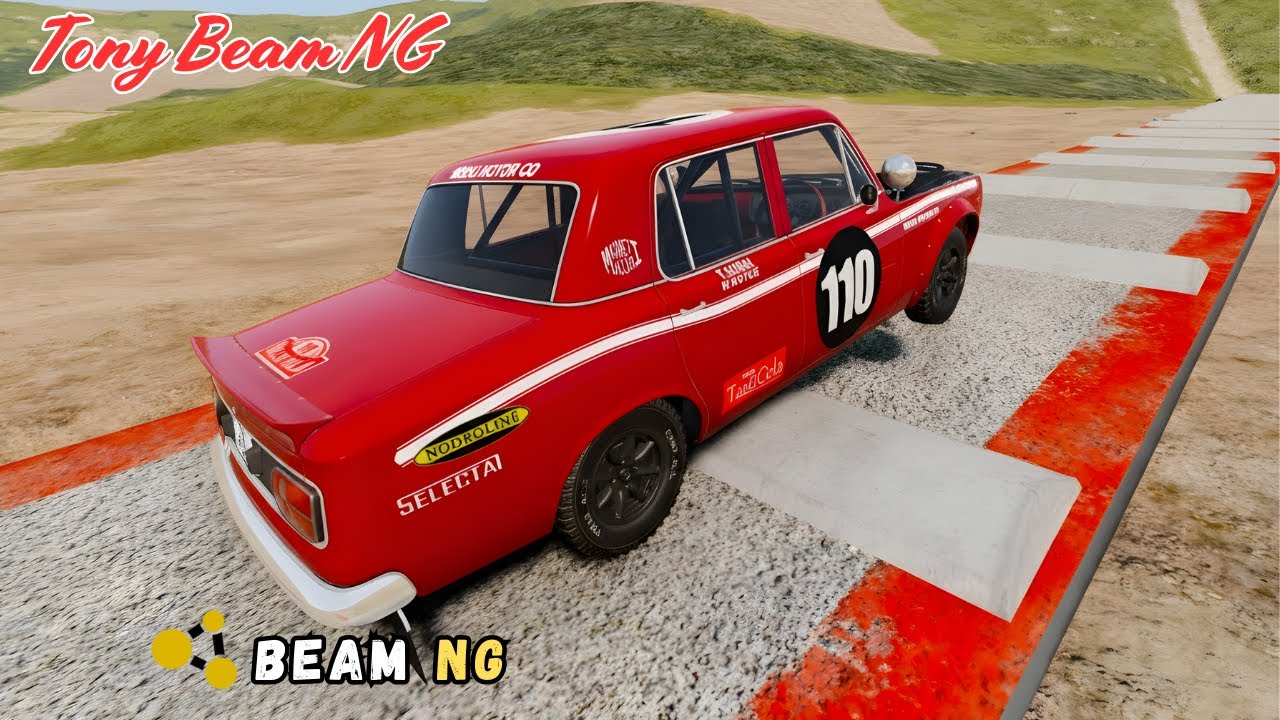 Car vs Speed Bump|BeamNG.drive
