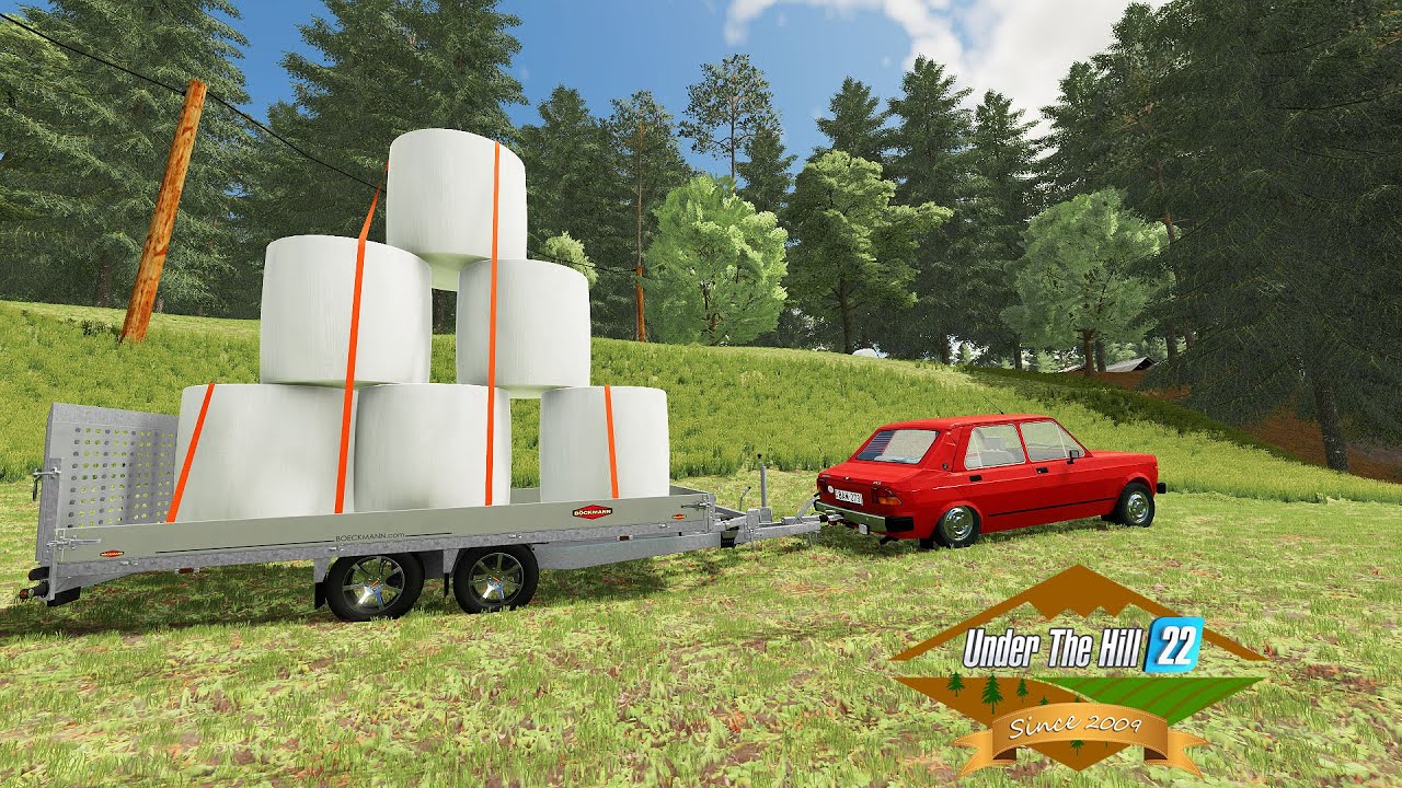 ZASTAVA 101 Bale Driving up hill - Dolenjska Slovenia UTH22