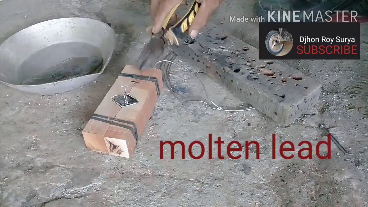 Making Fishing Sinker/Knoch ( molding)