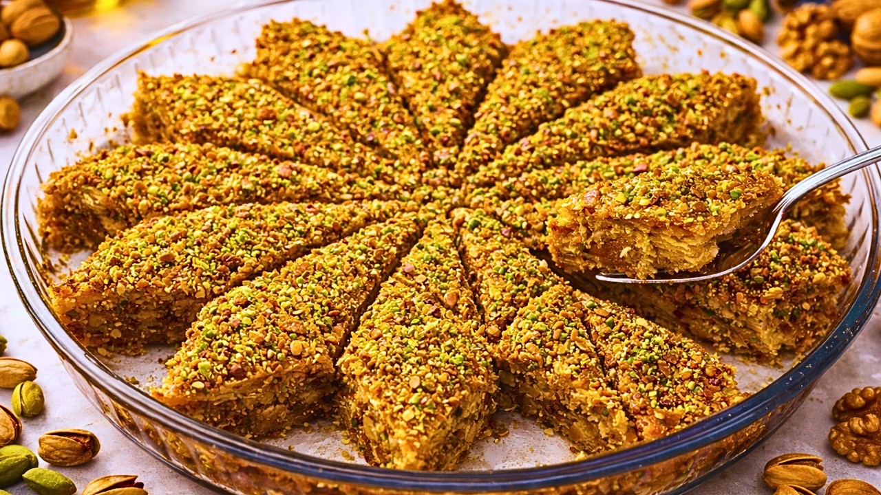 ✅BAKLAVA DEĞİL AMA BAKLAVA TADINDA 💚Bunu yiyen illaki tarif istiyor