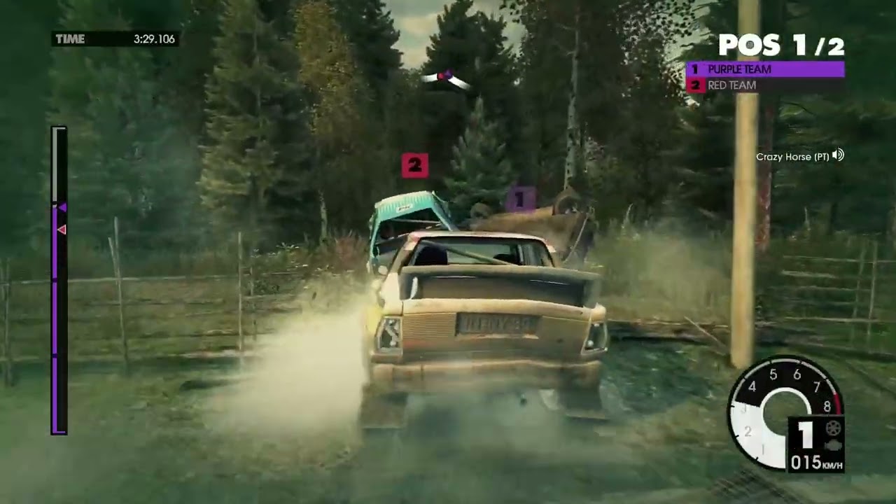 DiRT 3 Cat N Mouse 09.01.2026, 4vs4, i am doing a decent def and yet the gap is small
