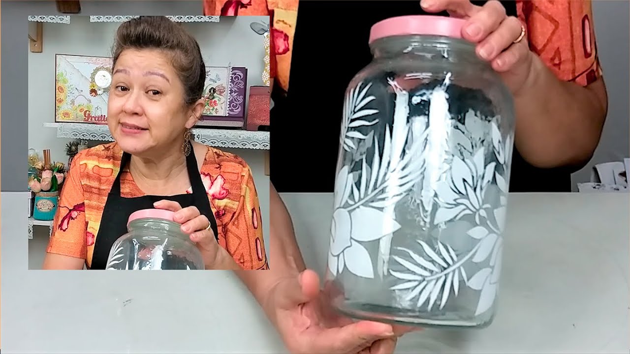 Como pintar DIRETO NO VIDRO - Parte 1  -  Cómo pintar DIRECTAMENTE SOBRE VIDRIO