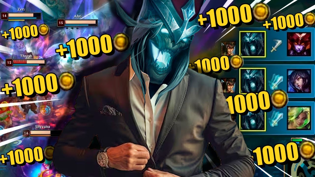 ¡MÁS de 1000 de ORO de una HABILIDAD! ASÍ es COMO FLIPAN de ESTA TÁCTICA de KARTHUS JUNGLA😈