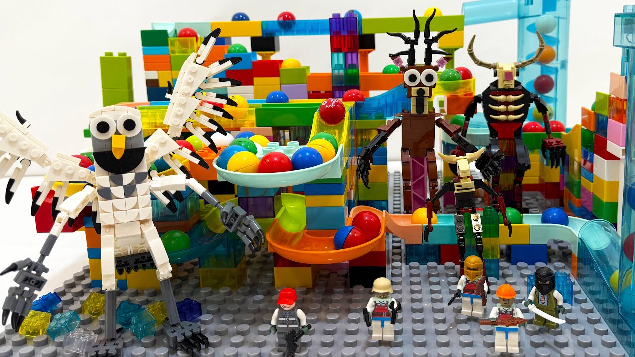 Epic LEGO DUPLO Marble Run 🟡 | Roblox 99 Nights in the Forest | Compilation #4