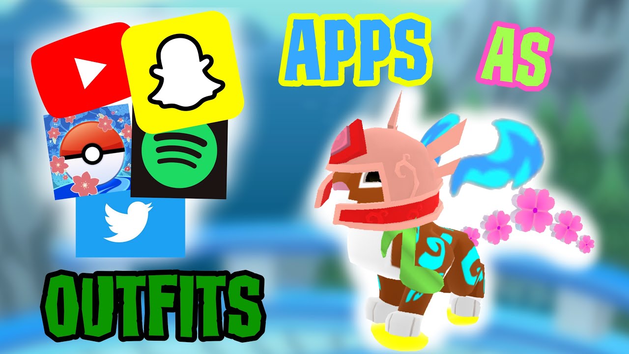 APPS AS OUTFITS! *Animal Jam*