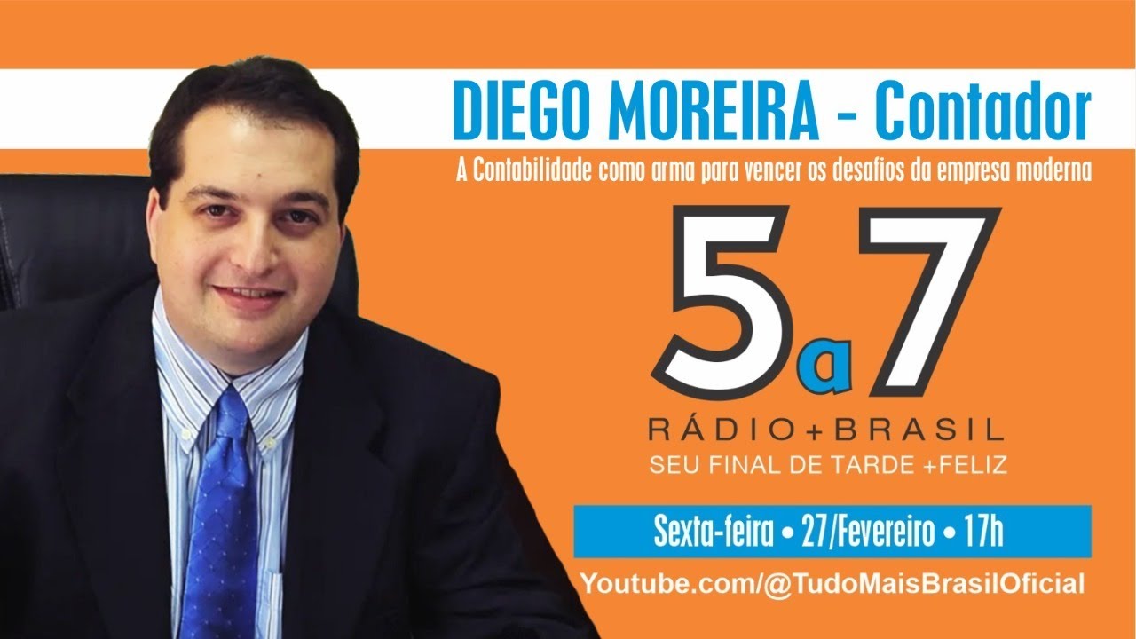 Programa 5a7 | Hoje com Diego Moreira (Contador)