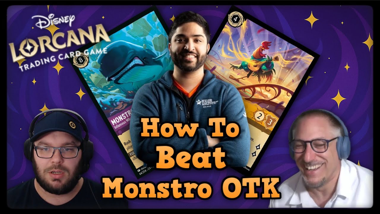 Победа над MONSTRO OTK в Disney Lorcana: лучшие контрмеры, списки колод и стратегия.