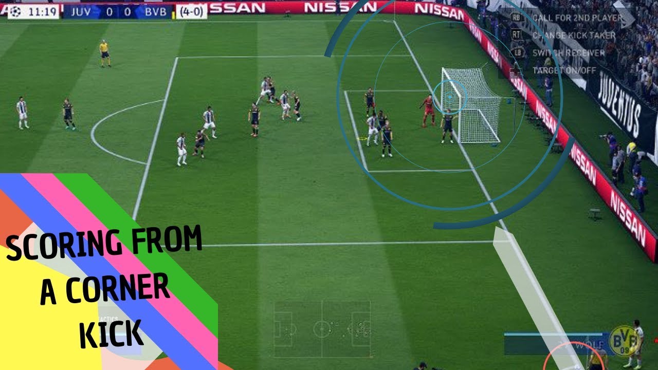 FIFA 19 SCORING FROM A CORNER KICK (EASY WAY)